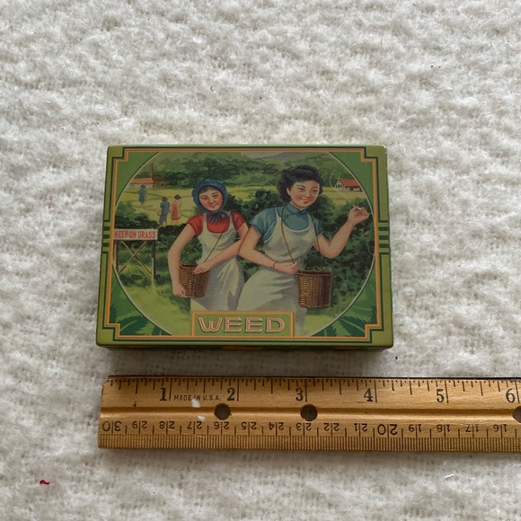 Other - Small Trinket Tin - “Weed” Design